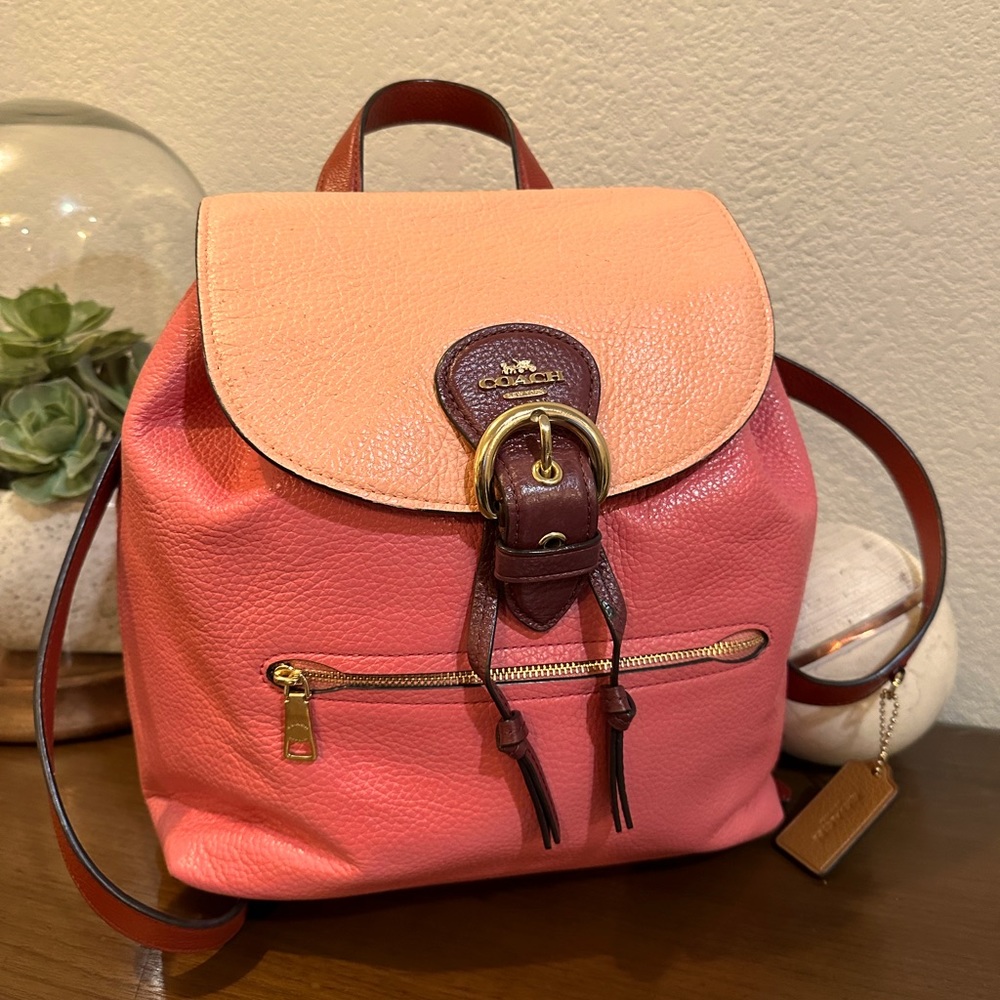 Coach Kleo Backpack In Colorblock - C8518